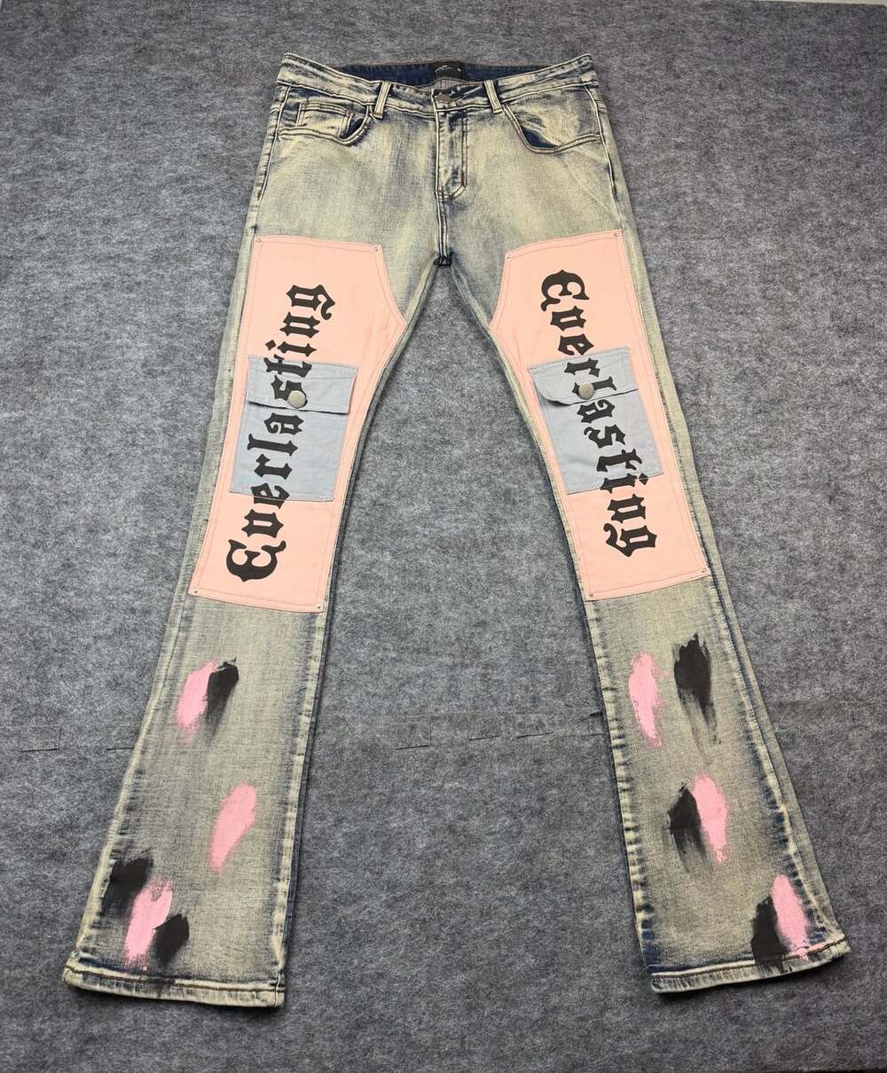 Cooper 9 Los Angeles Everlasting Patchwork Jeans Size 32